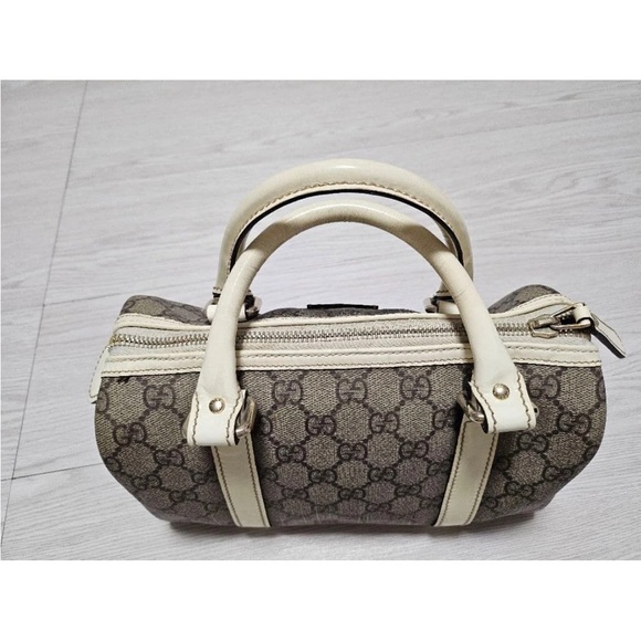 Gucci Brown and Cream Satchel - Picture 7 of 13